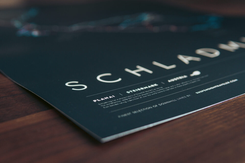 Schladming-black-color-3-scaled-1.jpg Schladming Bike Park Art Print